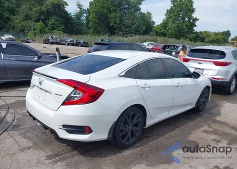 2019 Honda Civic Sport из США, поврежденный, VIN 2HGFC2F80KH605145